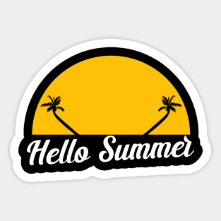 Retro Sunset Sticker